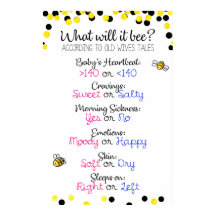 Gender neutral baby shower sign