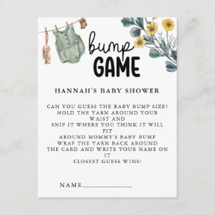 Gender Neutral Boho Baby Shower Game Enclosure Card