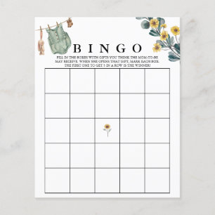 Gender Neutral Boho Watercolor Baby Shower Game