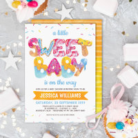 Gender Neutral Candyland Sprinkles Baby Shower