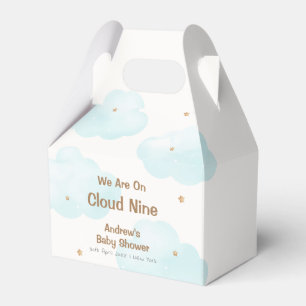 Gender Neutral Cloud Nine Stars Baby Shower Favor Box