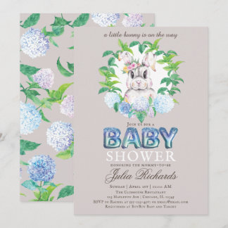 Gender neutral Easter baby shower Invitation