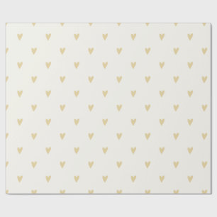 Gender Neutral Gift Wrap   Sand Hearts