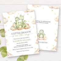 Gender Neutral Little Dragon Baby Shower