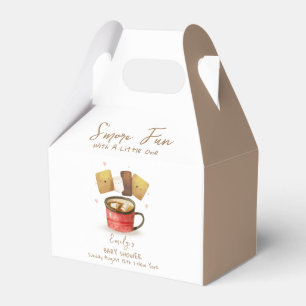 Gender Neutral S'more Fun Fall Baby Shower Favor Box