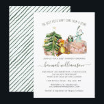 Gender Neutral | Winter Christmas Baby Shower Invitation<br><div class="desc">Winter has snuck up on us. And if you’re planning a baby shower for yourself or a loved one, why not utilize the season as inspiration. Invite your guests to your baby shower in style with these watercolor winter friends invitations. Get the charming baby shower invitations you've been looking for,...</div>