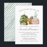 Gender Neutral | Winter Christmas Baby Shower Invitation<br><div class="desc">Winter has snuck up on us. And if you’re planning a baby shower for yourself or a loved one, why not utilize the season as inspiration. Invite your guests to your baby shower in style with these watercolor winter friends invitations. Get the charming baby shower invitations you've been looking for,...</div>