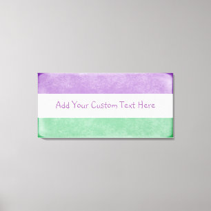 Gender Queer Flag Art Canvas Print
