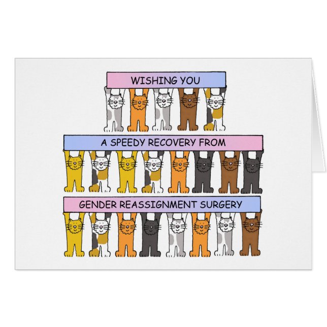 Gender Reassignment Speedy Recovery. (Front Horizontal)