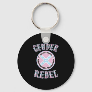 Gender Rebel Sticker  Keychain