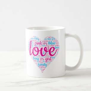 Gender Reveal 2023 Family Men Women Baby Shower Coffee Mug