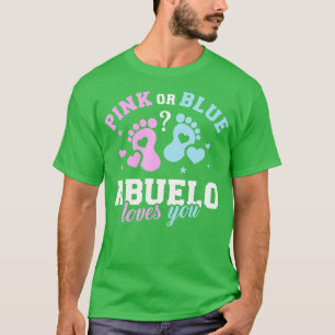 Gender reveal abuelo grandpa T-Shirt