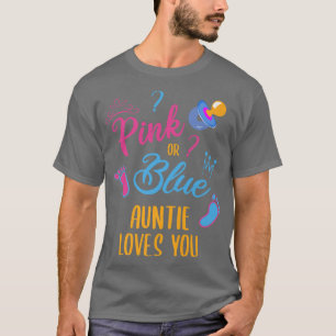 Gender Reveal AUNTIE AUNT T-Shirt