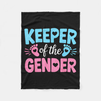 Gender Reveal Baby Announcement Keeper Of The Fleece Blanket