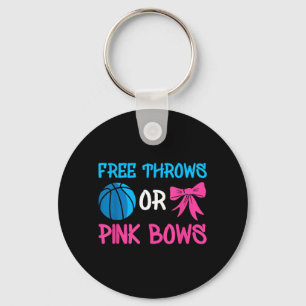 Gender Reveal Basball Quote For A Basball Player Keychain