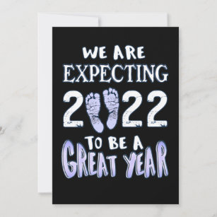 Gender Reveal Blue Footprints 2022 Expecting Announcement