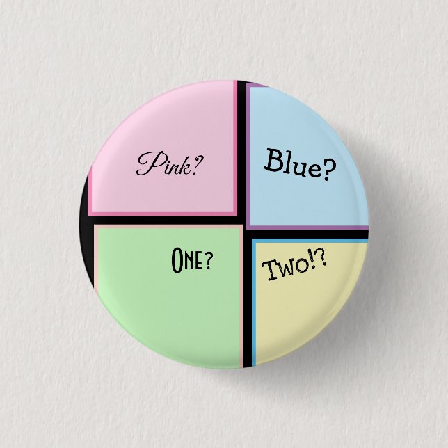 Gender Reveal Button (Front)