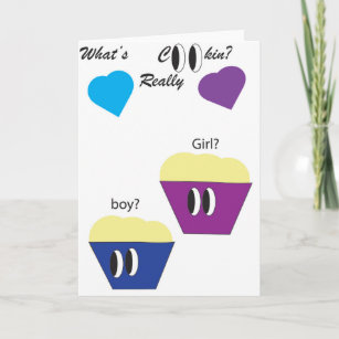 Gender Reveal Cards, Greeting Cards & More | Zazzle CA