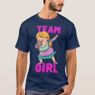 Gender Reveal Dabbing Team Girl T-Shirt