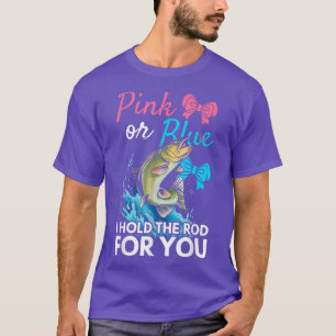 Gender Reveal Design For Fishing Lovers 1393 T-Shirt
