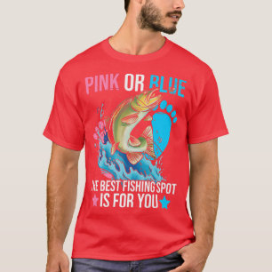 Gender Reveal Design for Fishing lovers T-Shirt