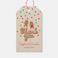 Gender Reveal Favour Tag Gingerbread