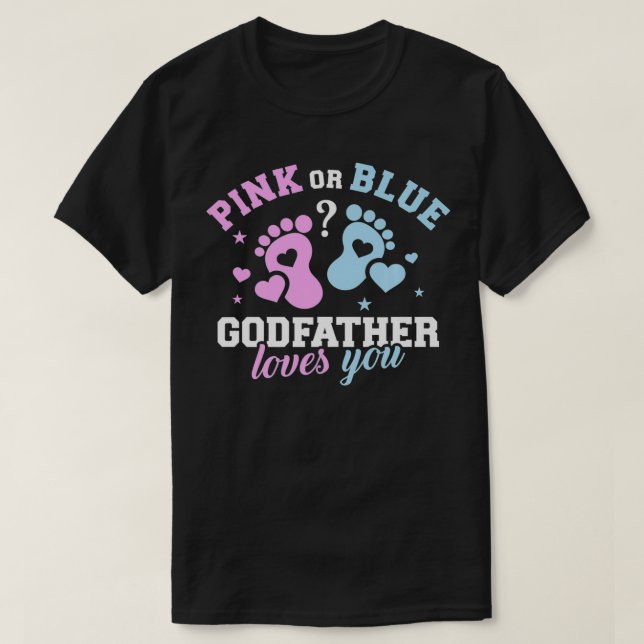 Gender reveal godfather Premium  T-Shirt (Design Front)