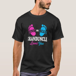 Gender Reveal Granduncle Baby Shower Great uncle T-Shirt