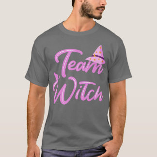 Gender Reveal Halloween Team Witch  T-Shirt