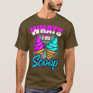 Gender Reveal Ice Cream Themed Party  T-Shirt