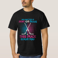 Gender Reveal Ice Hockey Quote for a Ice Hockey Pl