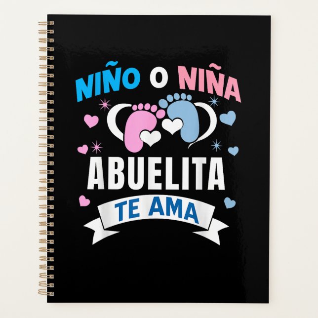 Gender Reveal in Spanish Planner (Front)