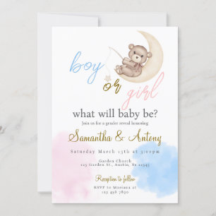 Gender Reveal Invitation