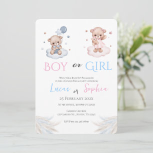 Gender Reveal Invitation