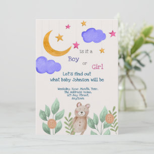 Gender Reveal Invitation