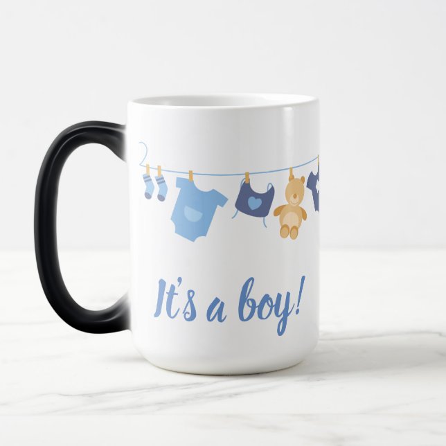 Gender Reveal It's a Boy Magic Mug (Left)