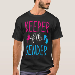 Gender Reveal Keeper Of The Gender 6 T-Shirt