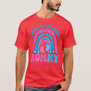 Gender Reveal Keeper Of The Gender Mommy Loves You T-Shirt