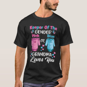 gender reveal outfit Grandma To be Party Announcem T-Shirt