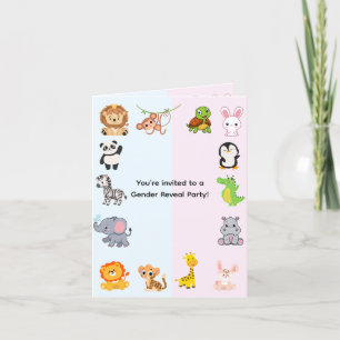 Gender Reveal Party Announcement