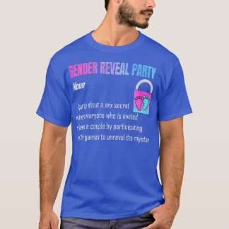Gender Reveal Party Gender Reveal T-Shirt