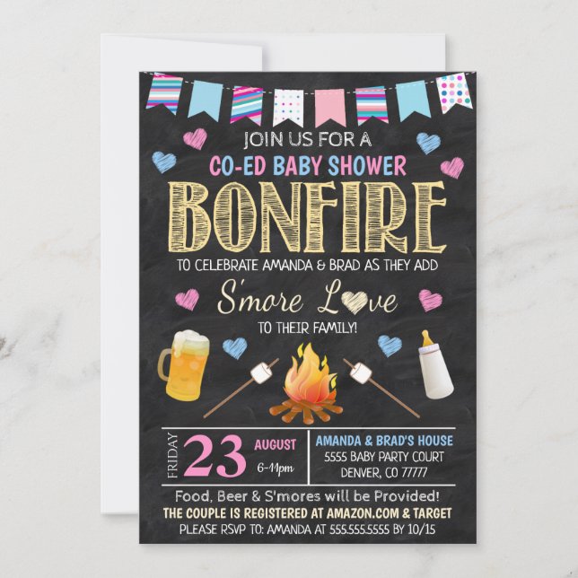 Gender Reveal Party Invitation (Front)