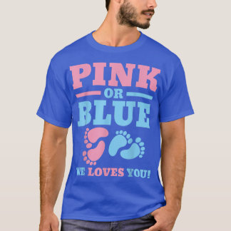 Gender Reveal Party Pink or Blue  T-Shirt