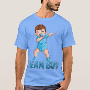 Gender Reveal Party Team Boy Baby Announcement Wom T-Shirt