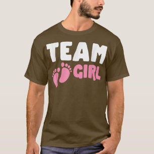 Gender reveal party team Girl Announcement Future T-Shirt