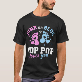 Gender Reveal Pop Pop T-Shirt