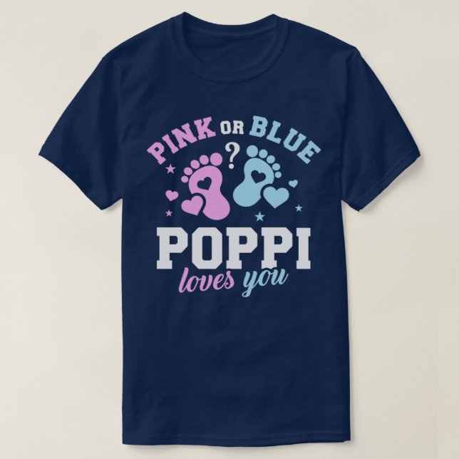 Gender reveal poppi T-Shirt (Design Front)