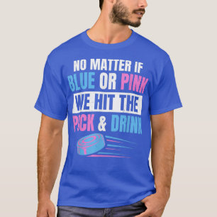 Gender Reveal Quote for an Ice Hockey Player T-Shirt