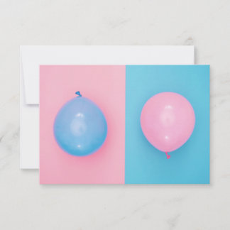 Gender Reveal RSVP Card