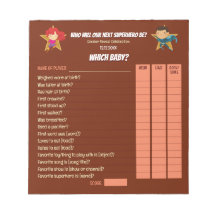 Gender Reveal Superhero Cute Blue Pink Red